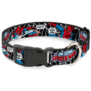 Plastic Clip Collar - Spider-Man in Action2 w/AMAZING SPIDER-MAN Plastic Clip Collars Marvel Comics