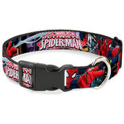 Plastic Clip Collar - THE ULTIMATE SPIDER-MAN Swinging City Poses Plastic Clip Collars Marvel Comics