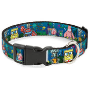 Plastic Clip Collar - SpongeBob & Friends 8-Bit Scene Plastic Clip Collars SpongeBob SquarePants