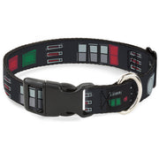 Plastic Clip Collar - Star Wars Darth Vader Utility Belt Bounding3 Black/Grays/Reds/Greens Plastic Clip Collars Star Wars