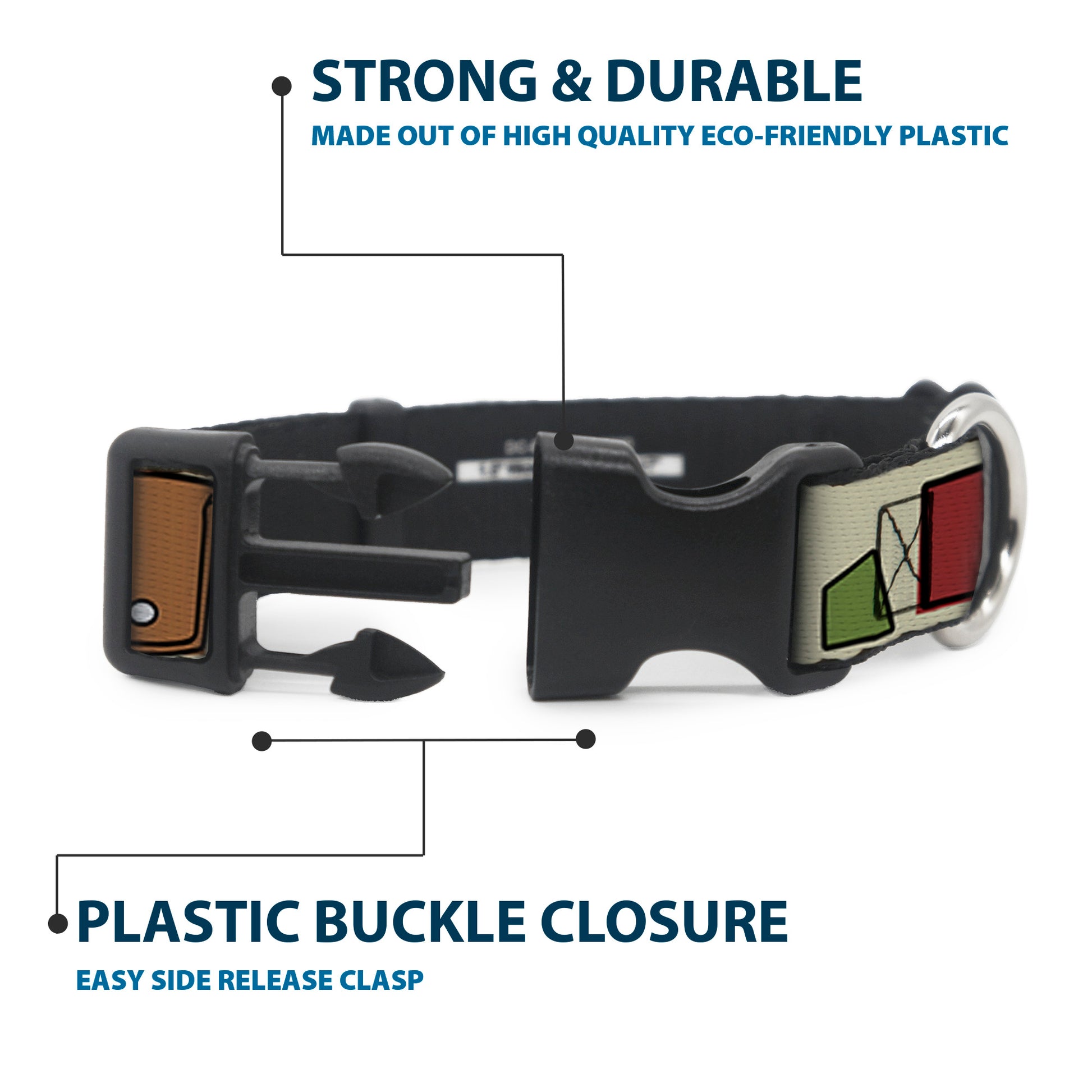 Plastic Clip Collar - Star Wars Boba Fett Utility Belt Bounding Tan Plastic Clip Collars Star Wars