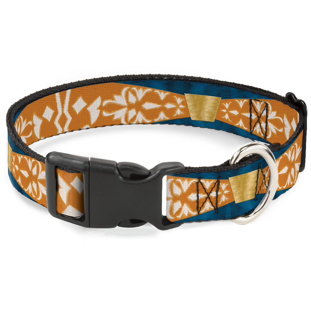 Plastic Clip Collar - Star Wars Clone Wars Ahsoka Tano Bounding Elements Blues/Orange Plastic Clip Collars Star Wars