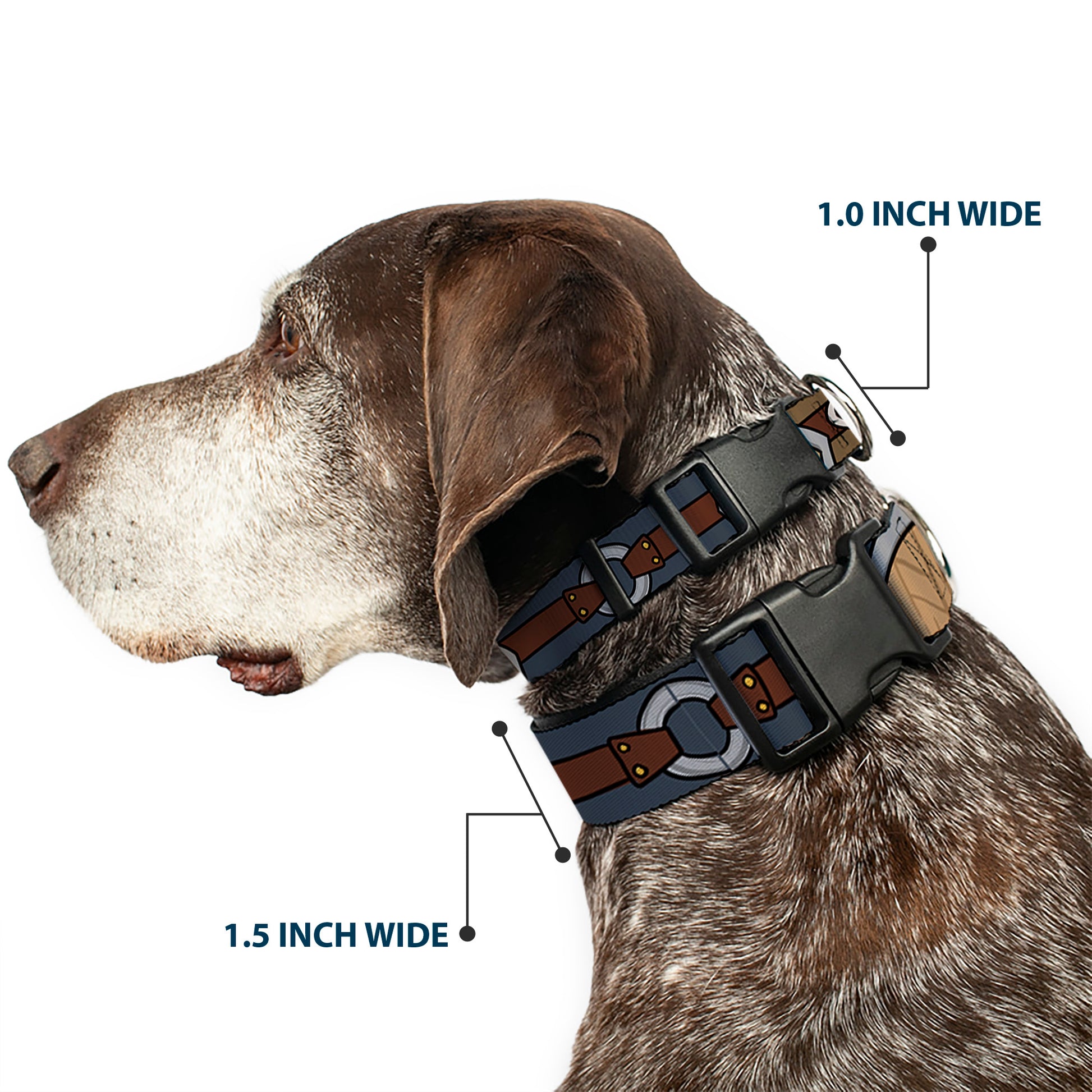 Plastic Clip Collar - Star Wars The Clone Wars Ahsoka Tano Bounding Elements2 Plastic Clip Collars Star Wars