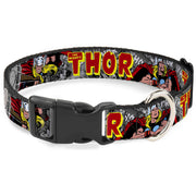 Plastic Clip Collar - THE MIGHTY THOR Action Poses Plastic Clip Collars Marvel Comics