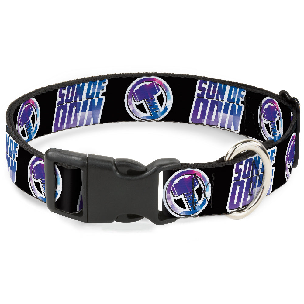 Plastic Clip Collar - Thor SON OF ODIN/Hamner Icon Black/White/Blues Plastic Clip Collars Marvel Comics