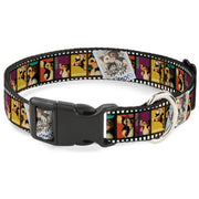 Plastic Clip Collar - Gremlins Gizmo Filmstrip Poses Multi Color Plastic Clip Collars Gremlins