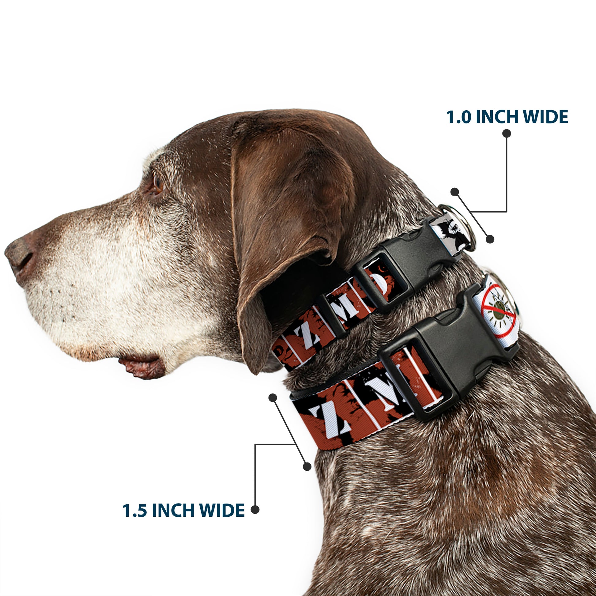 Plastic Clip Collar - Gremlins GIZMO Poses/Rules Blocks Red/Greens/Grays/White Plastic Clip Collars Gremlins