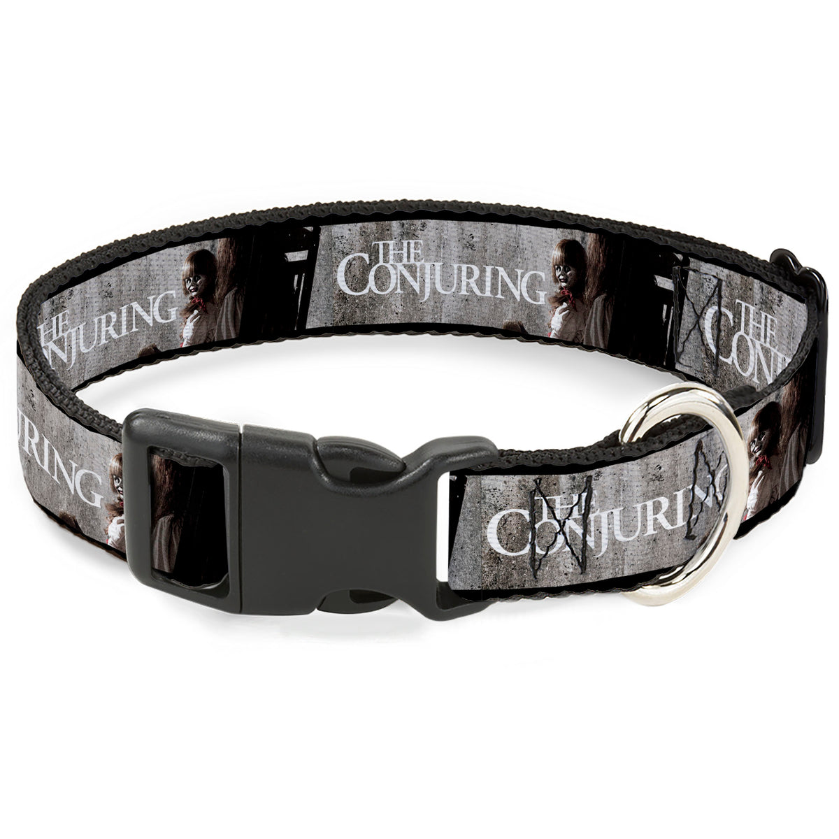 Plastic Clip Collar - THE CONJURING Annabelle Scene and Title Logo