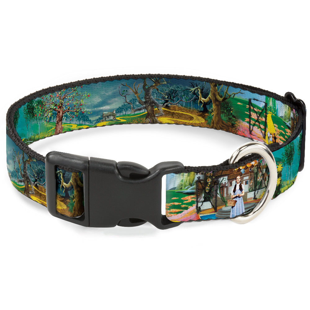 Plastic Clip Collar - The Wizard of Oz Yellow Brick Road Scenes Plastic Clip Collars The Wizard of Oz