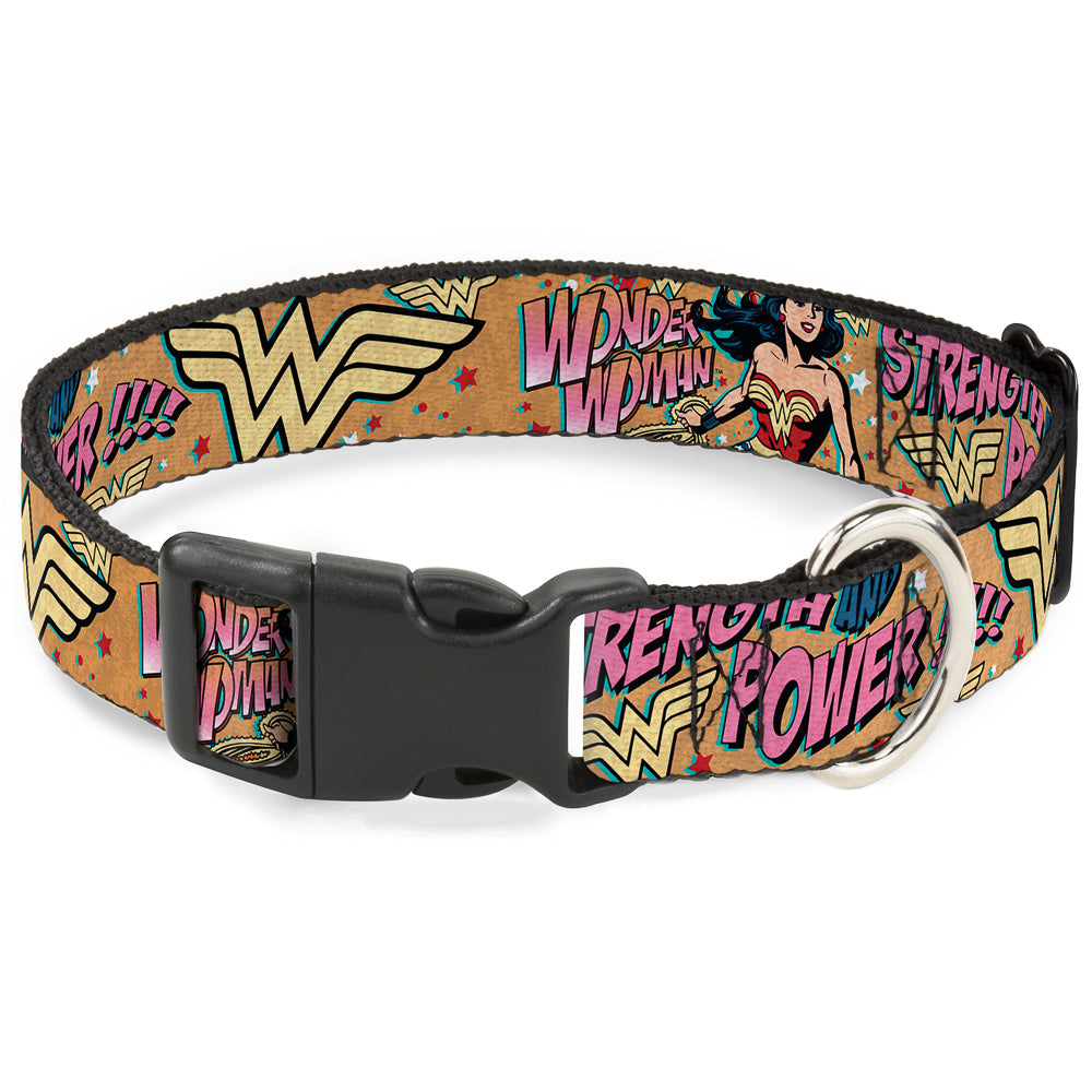 Plastic Clip Collar - Wonder Woman Strength & Power Plastic Clip Collars DC Comics