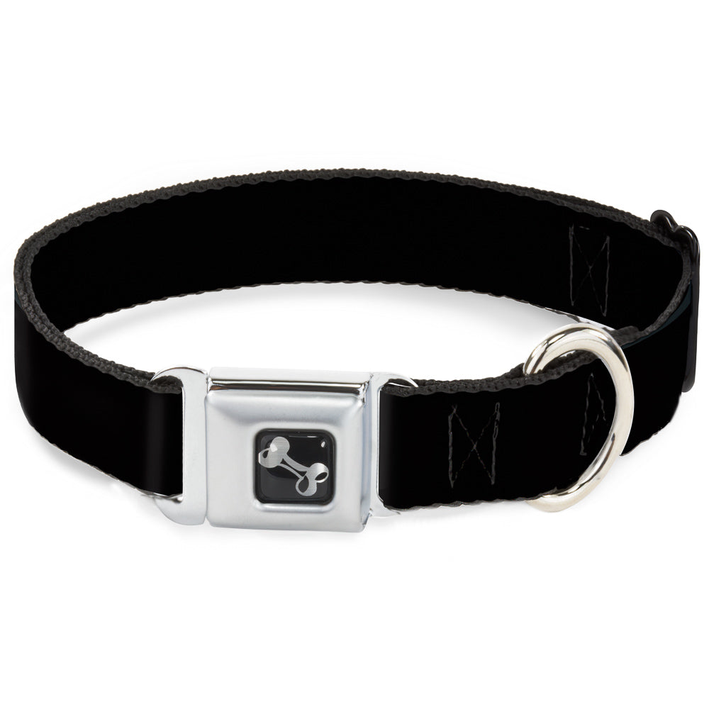 Dog Bone Seatbelt Buckle Collar - Black Seatbelt Buckle Collars Buckle-Down