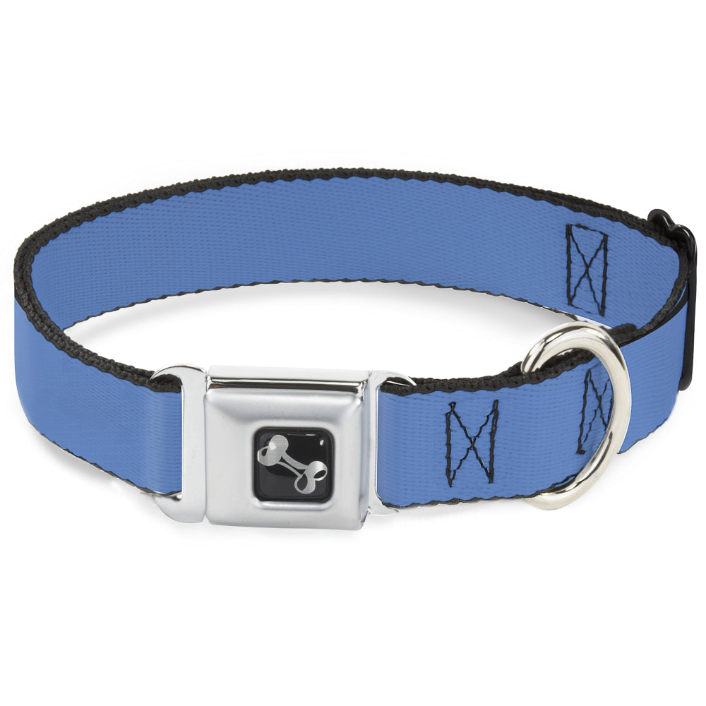 Dog Bone Seatbelt Buckle Collar - Baby Blue Seatbelt Buckle Collars Buckle-Down