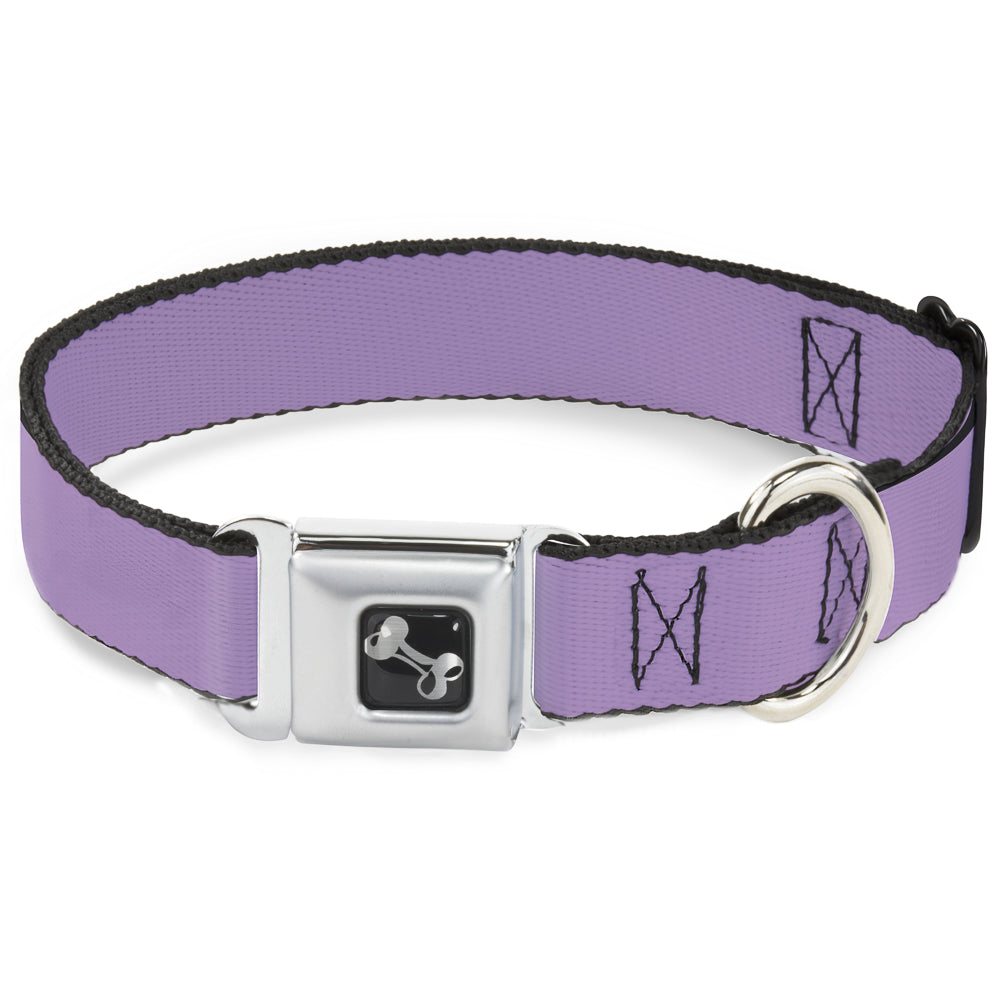 Dog Bone Seatbelt Buckle Collar - Lavender Seatbelt Buckle Collars Buckle-Down