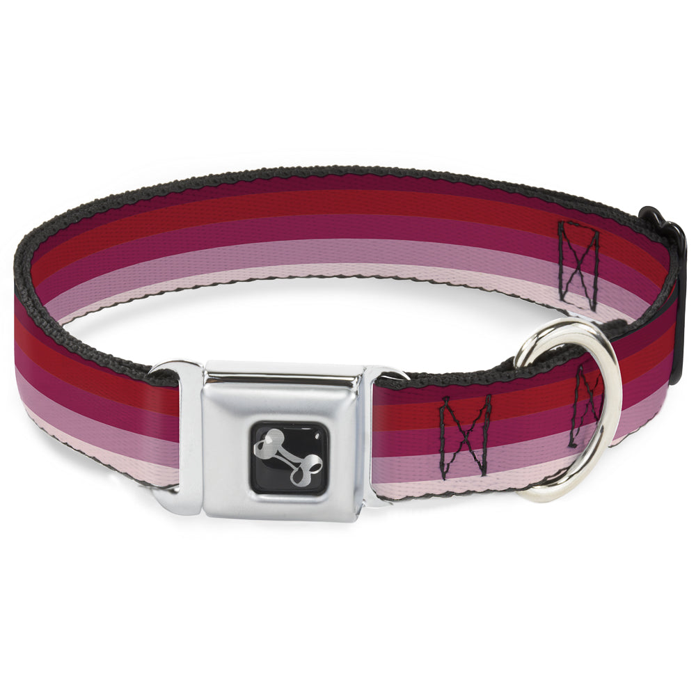 Dog Bone Seatbelt Buckle Collar - Spectrum Pink Seatbelt Buckle Collars Buckle-Down