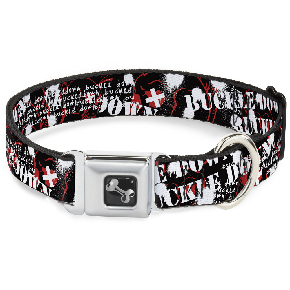 Dog Bone Seatbelt Buckle Collar - BD Punk Seatbelt Buckle Collars Buckle-Down