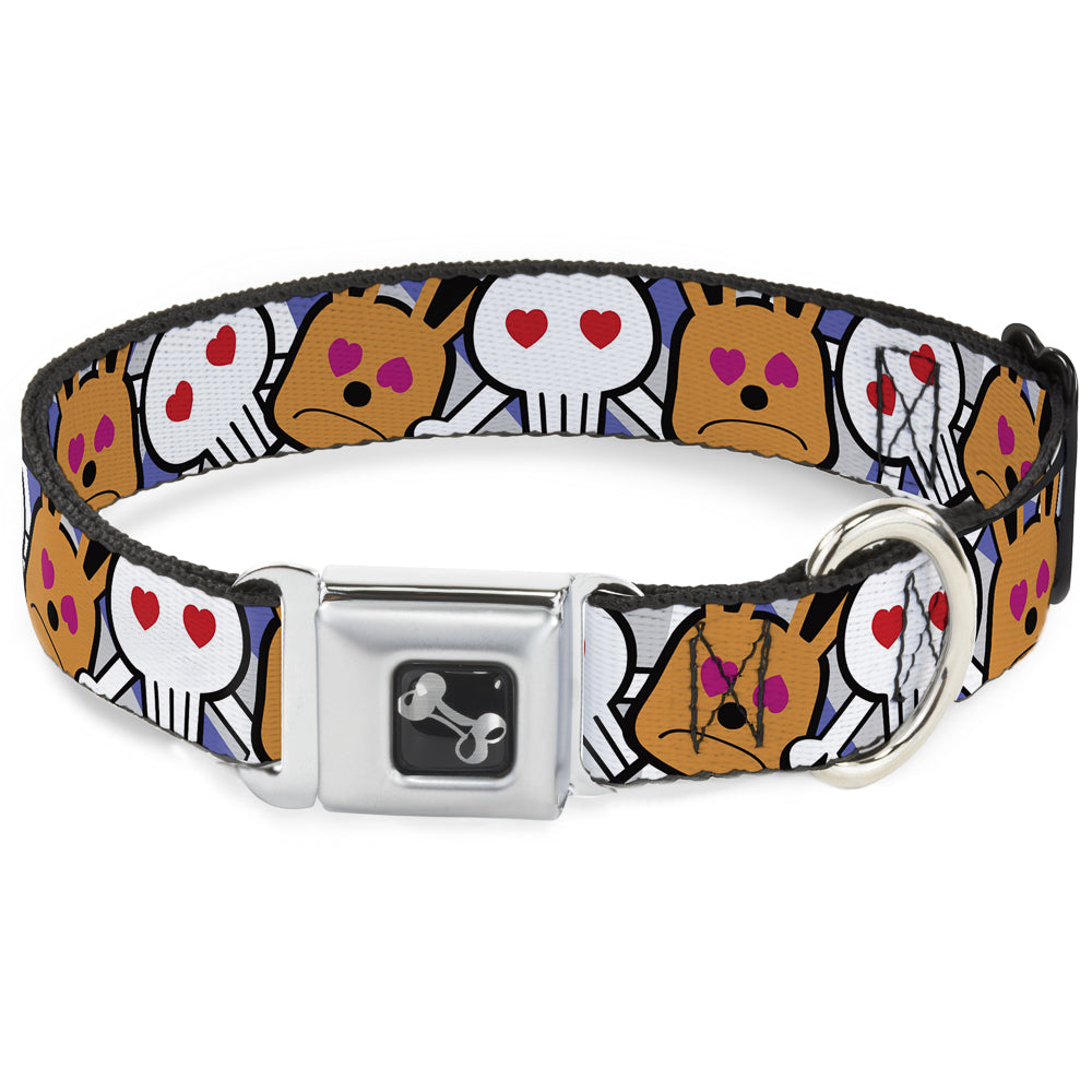Dog Bone Seatbelt Buckle Collar - BD Cartoon CLOSE-UP Seatbelt Buckle Collars Buckle-Down
