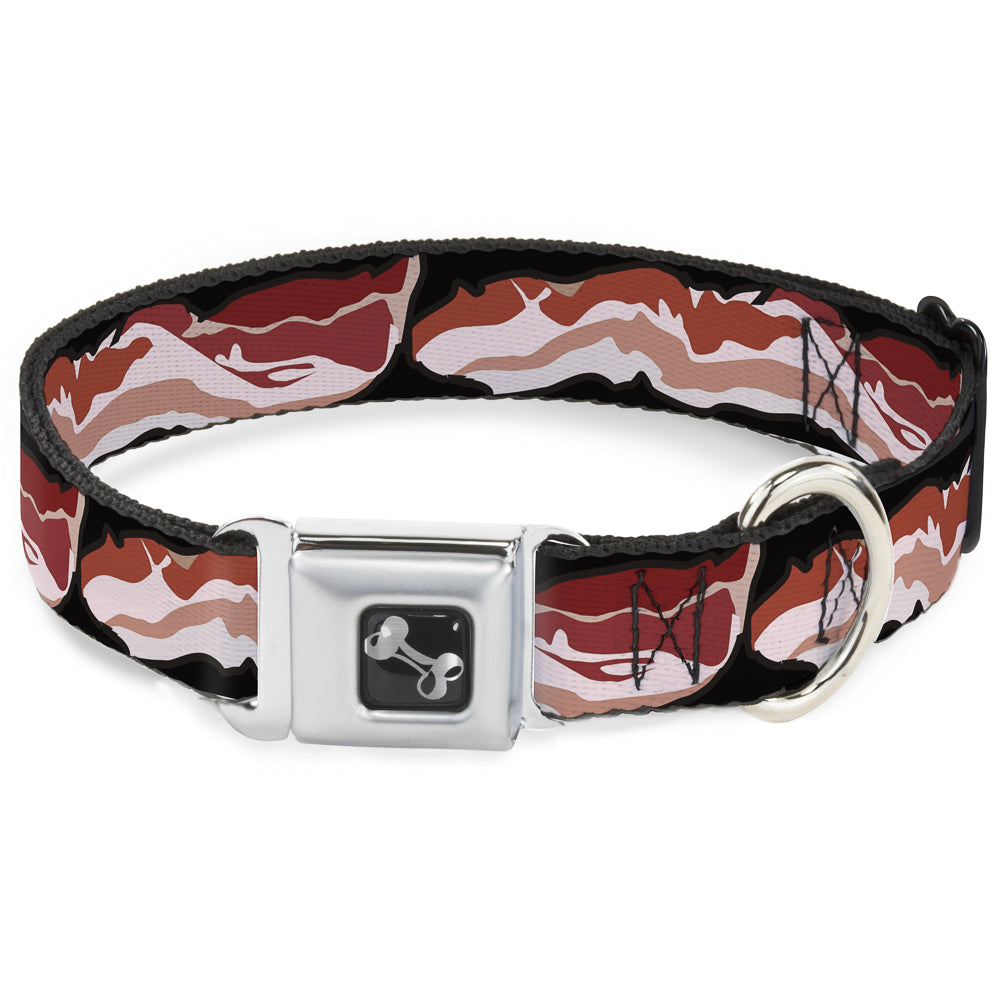 Dog Bone Seatbelt Buckle Collar - Bacon Seatbelt Buckle Collars Buckle-Down