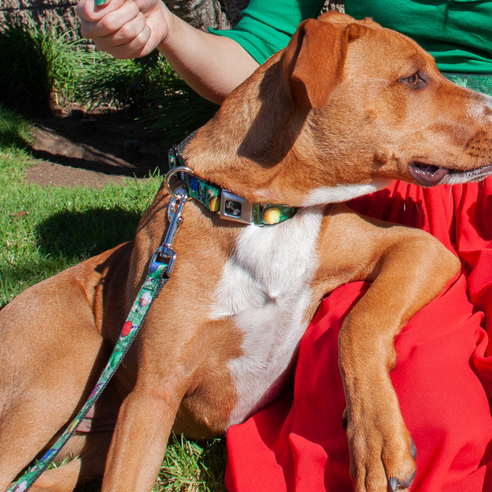 Dog Bone Seatbelt Buckle Collar - Decorated Tree Seatbelt Buckle Collars Buckle-Down
