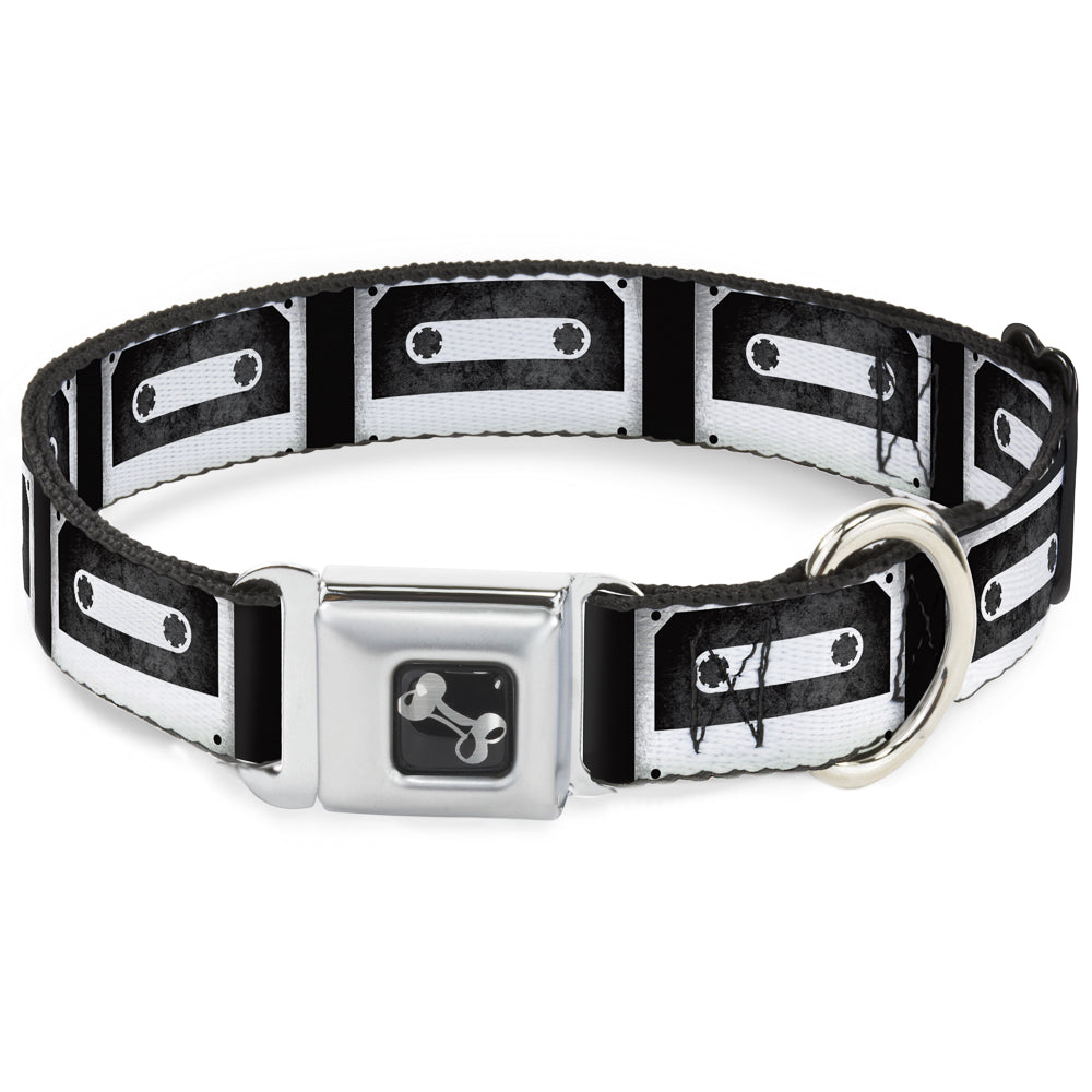 Dog Bone Seatbelt Buckle Collar - DC Cassette Tape Seatbelt Buckle Collars Buckle-Down