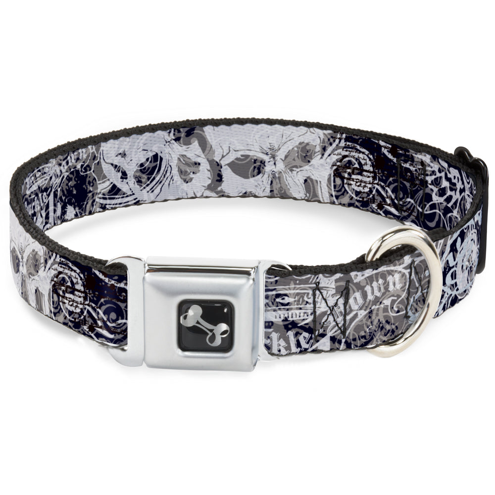 Dog Bone Seatbelt Buckle Collar - Gothic 1 Seatbelt Buckle Collars Buckle-Down