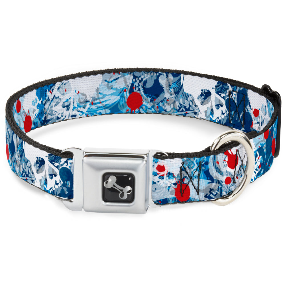 Dog Bone Seatbelt Buckle Collar - Gothic 7 Seatbelt Buckle Collars Buckle-Down