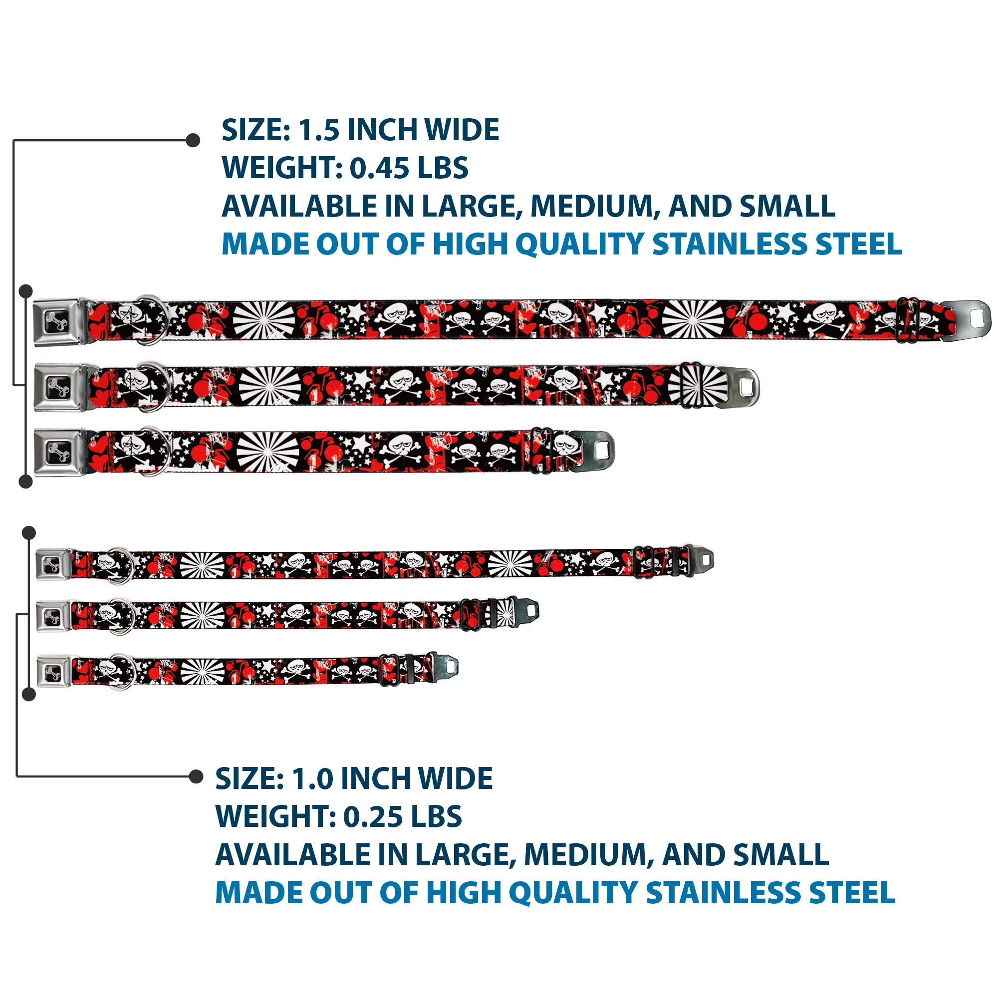 Buckle-Down Seatbelt Buckle Dog Collar - Graffiti Women's Seatbelt Buckle Collars Buckle-Down