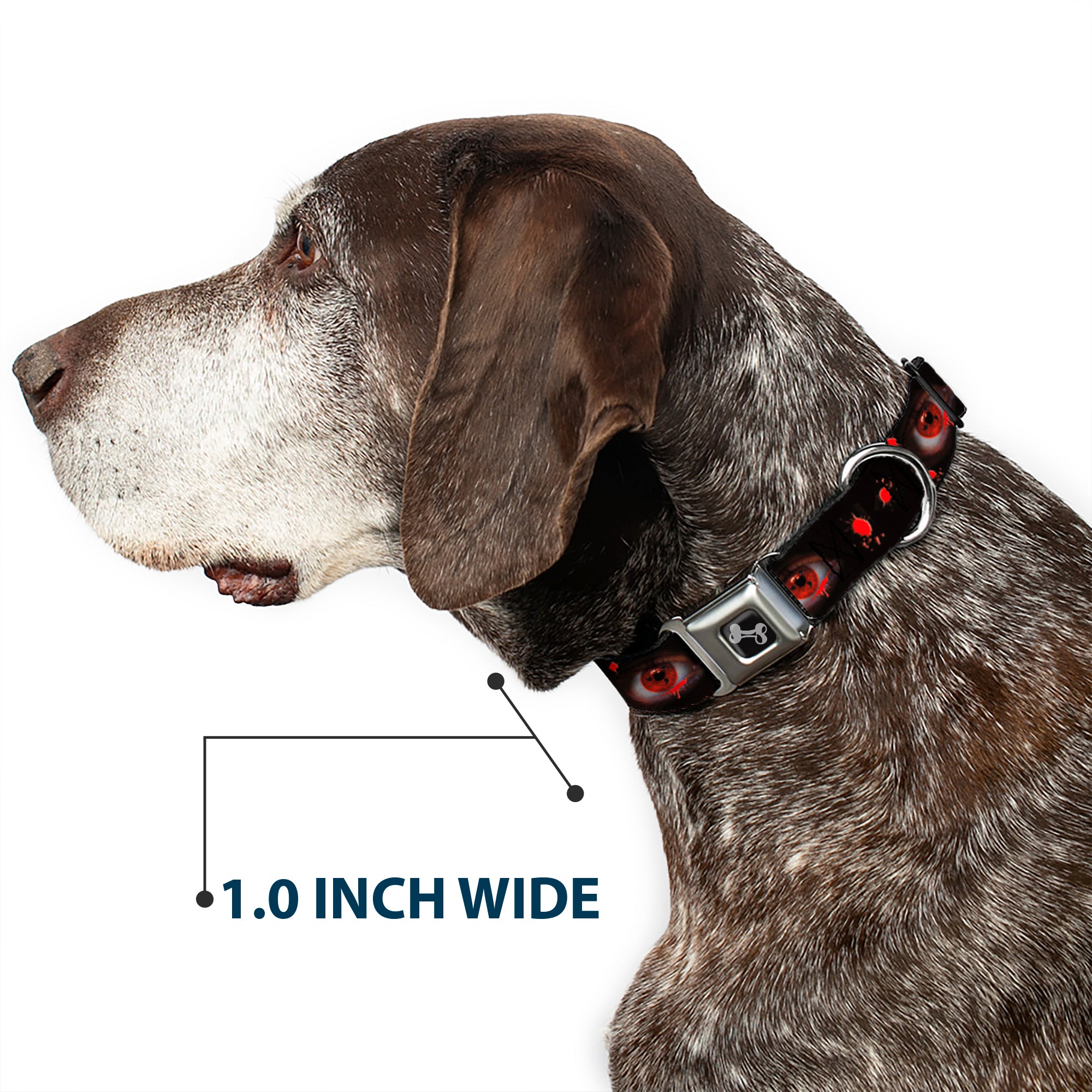 Dog Bone Seatbelt Buckle Collar - Genjutsu Eye Seatbelt Buckle Collars Buckle-Down