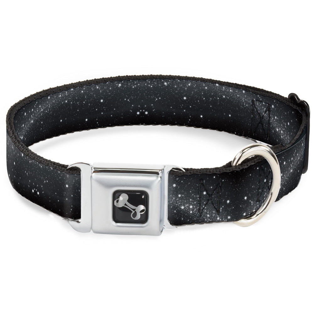 Dog Bone Seatbelt Buckle Collar - Galaxy Arch Black/Gray/White Seatbelt Buckle Collars Buckle-Down