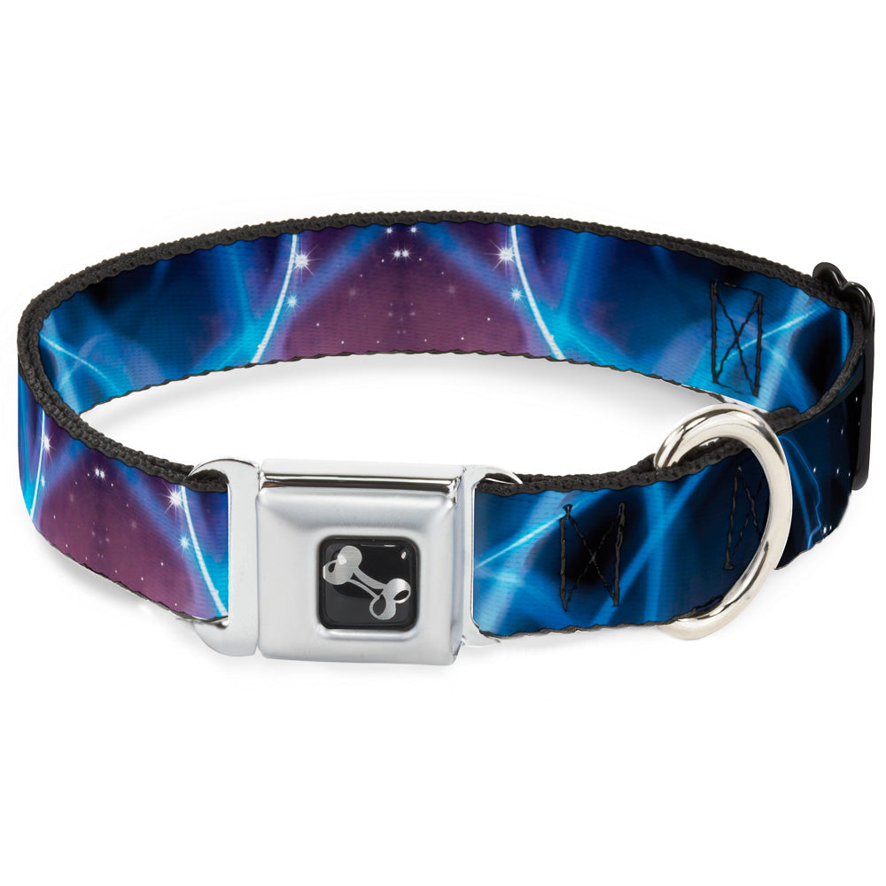 Dog Bone Seatbelt Buckle Collar - Galaxy Swirl/Shining Stars Seatbelt Buckle Collars Buckle-Down