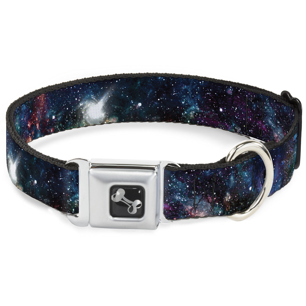 Dog Bone Seatbelt Buckle Collar - Galaxy Collage Seatbelt Buckle Collars Buckle-Down