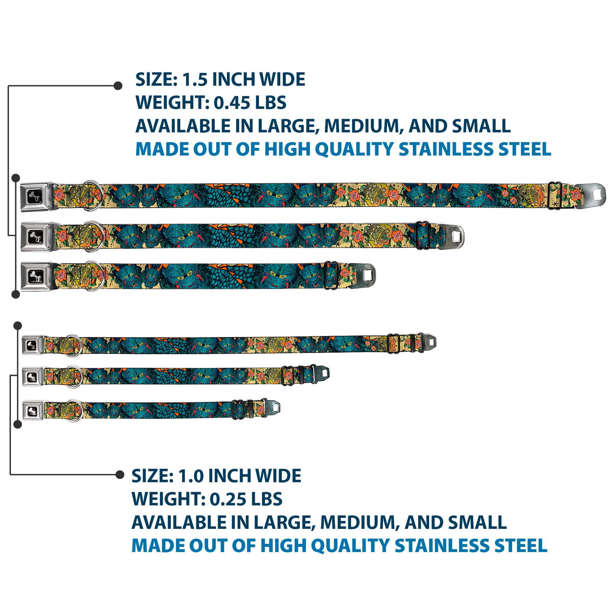 Dog Bone Seatbelt Buckle Collar - Honor CLOSE-UP Tan Seatbelt Buckle Collars Buckle-Down