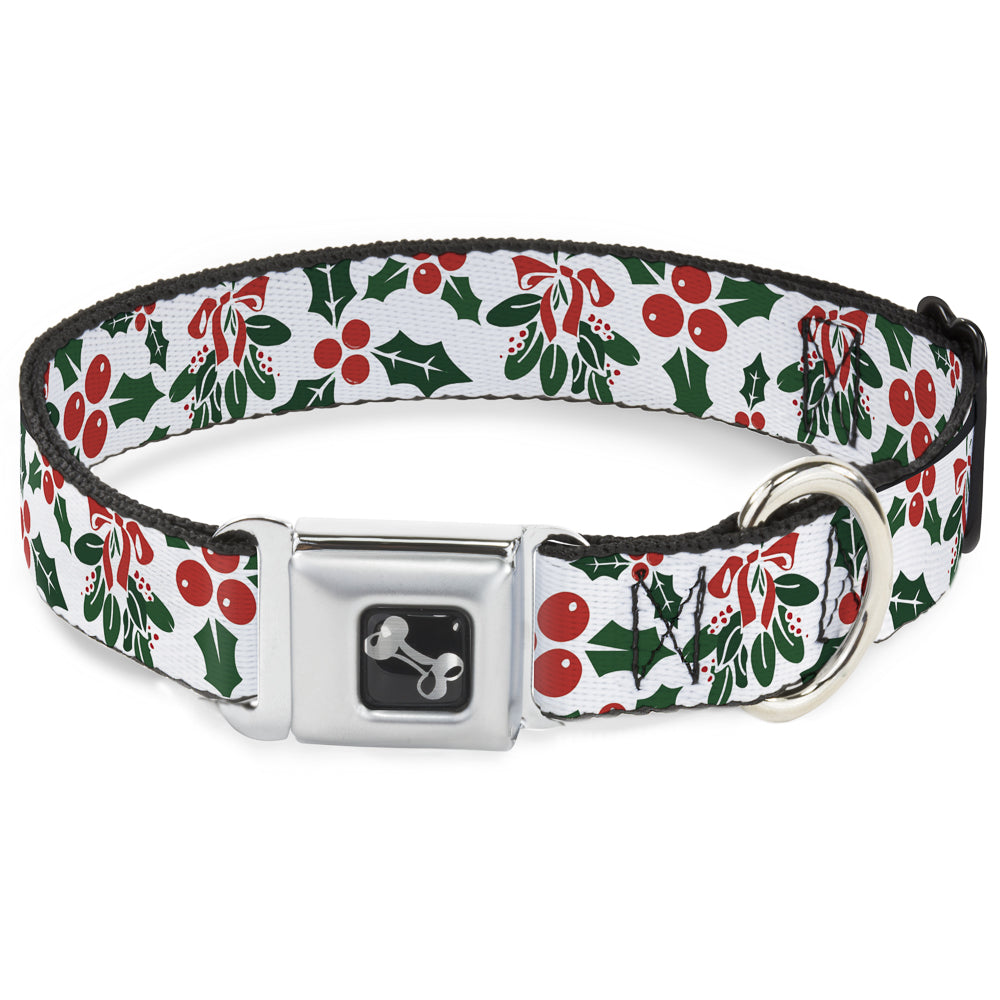 Dog Bone Seatbelt Buckle Collar - Holly & Mistletoe Seatbelt Buckle Collars Buckle-Down