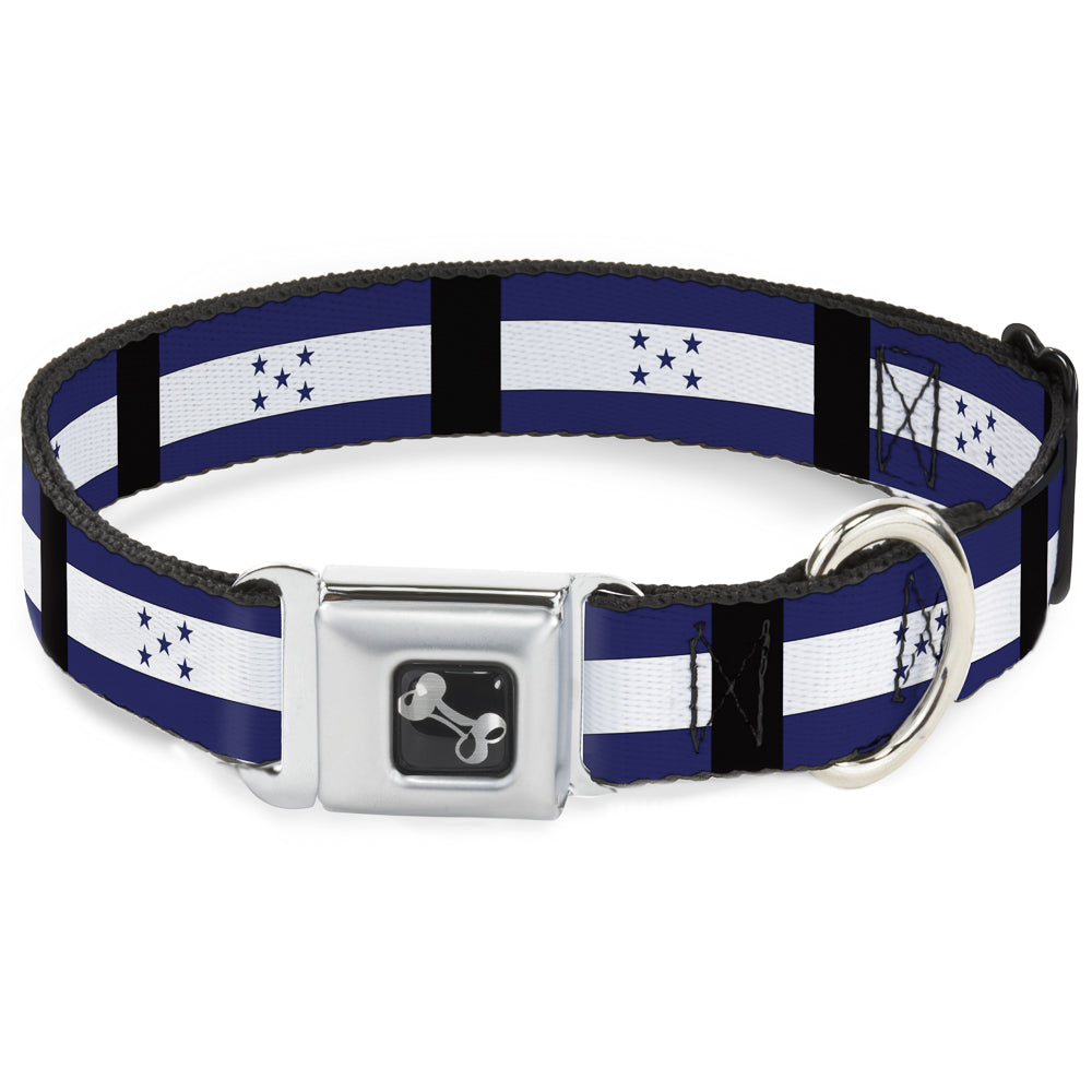 Dog Bone Seatbelt Buckle Collar - Honduras Flags Seatbelt Buckle Collars Buckle-Down