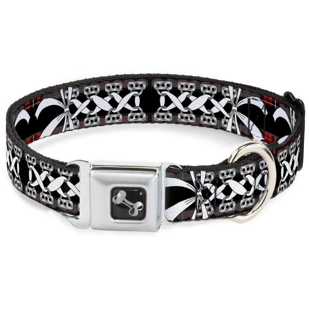 Dog Bone Seatbelt Buckle Collar - Icons & Patterns 1 Seatbelt Buckle Collars Buckle-Down