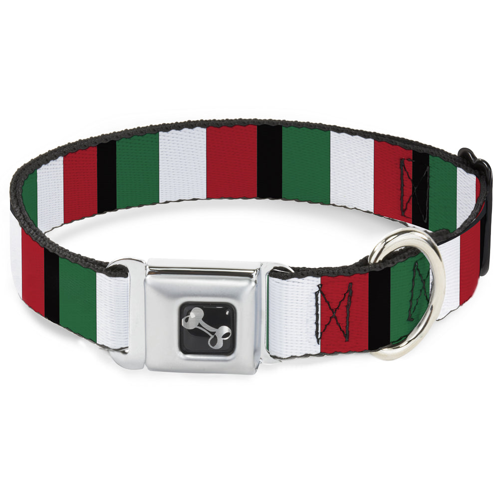 Dog Bone Seatbelt Buckle Collar - Italy Flags Seatbelt Buckle Collars Buckle-Down