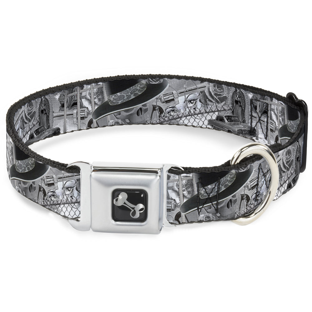 Dog Bone Seatbelt Buckle Collar - Mi Vida Loca Seatbelt Buckle Collars Buckle-Down