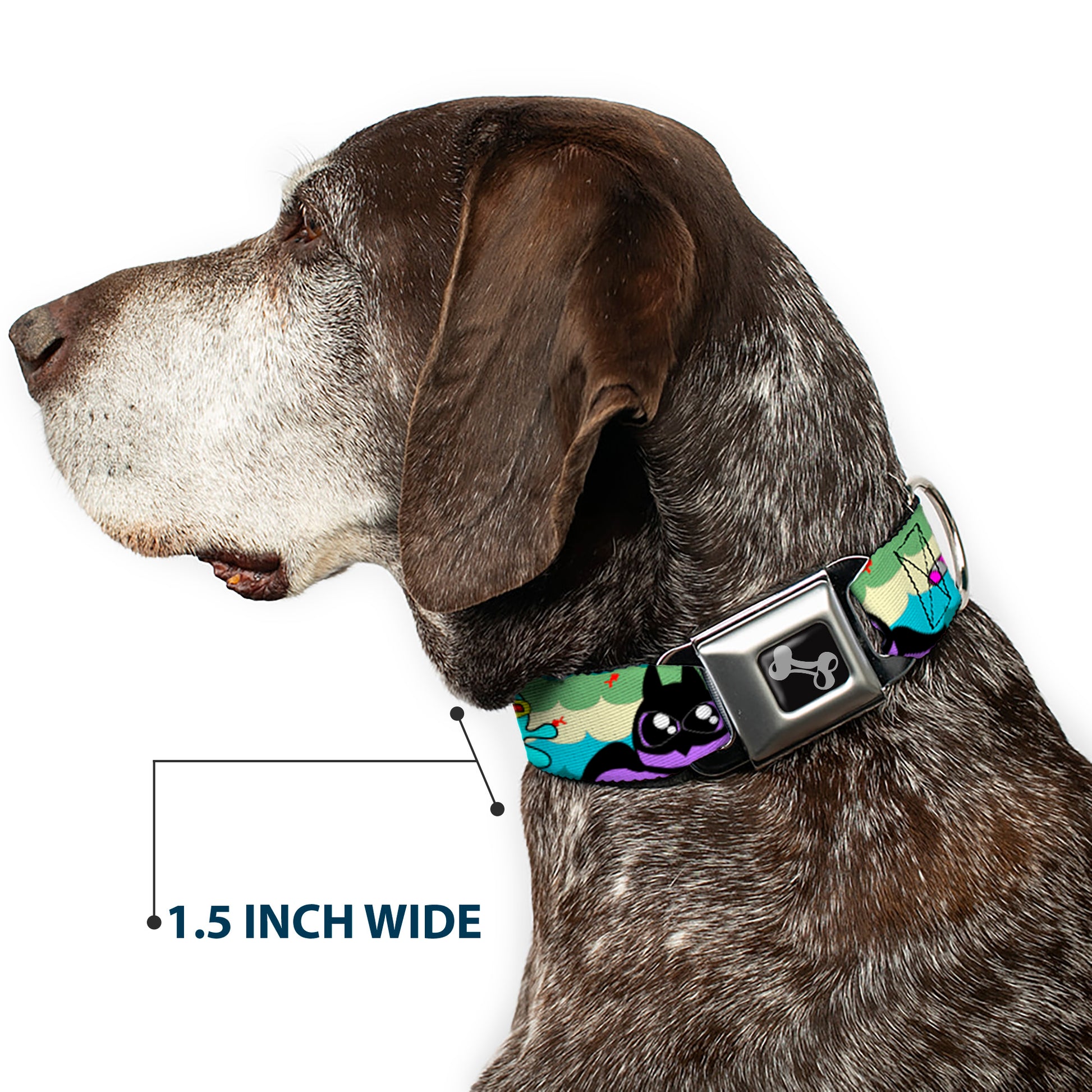 Dog Bone Seatbelt Buckle Collar - Octopus Superhero Cartoon Seatbelt Buckle Collars Buckle-Down