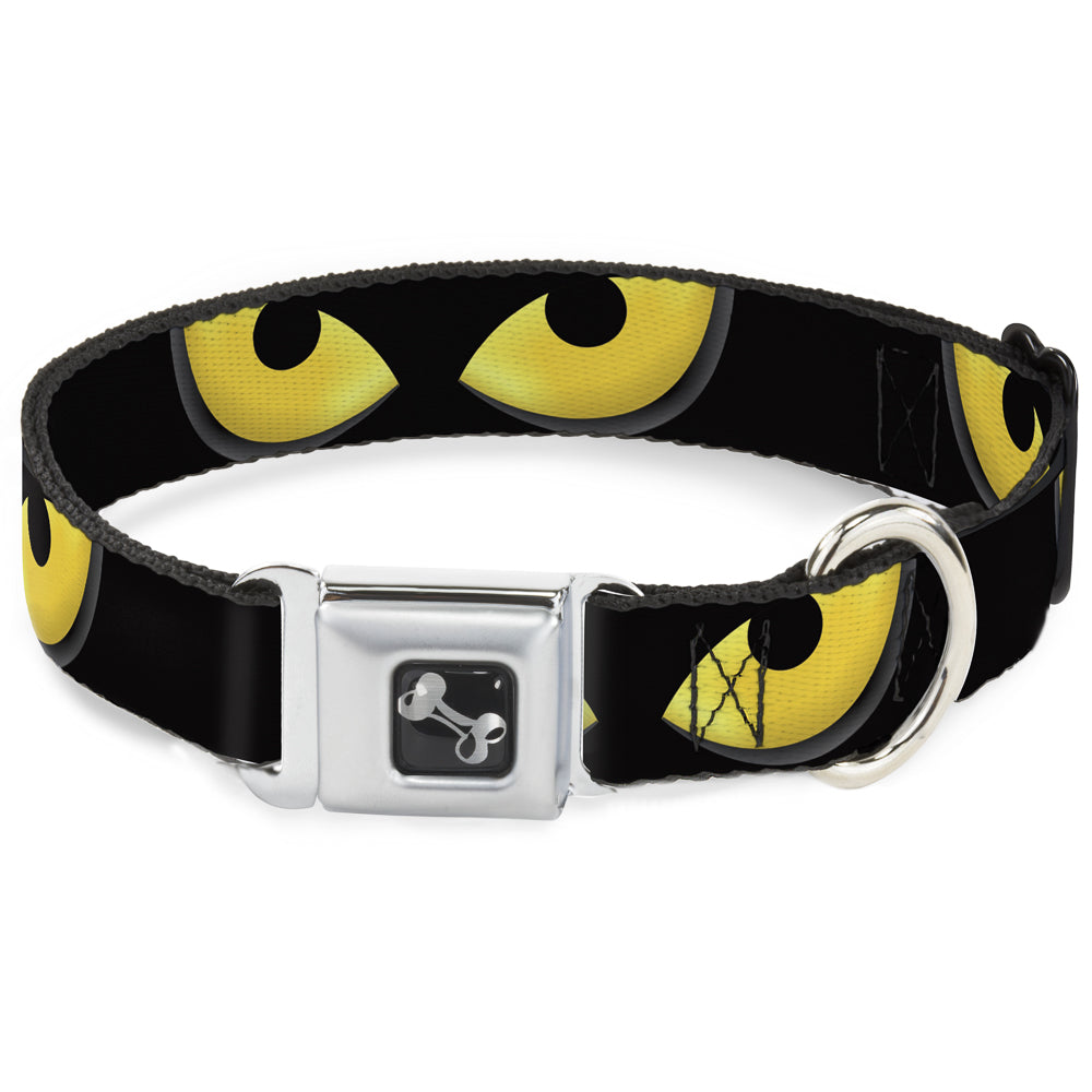 Dog Bone Seatbelt Buckle Collar - Owl Eyes 1 Seatbelt Buckle Collars Buckle-Down