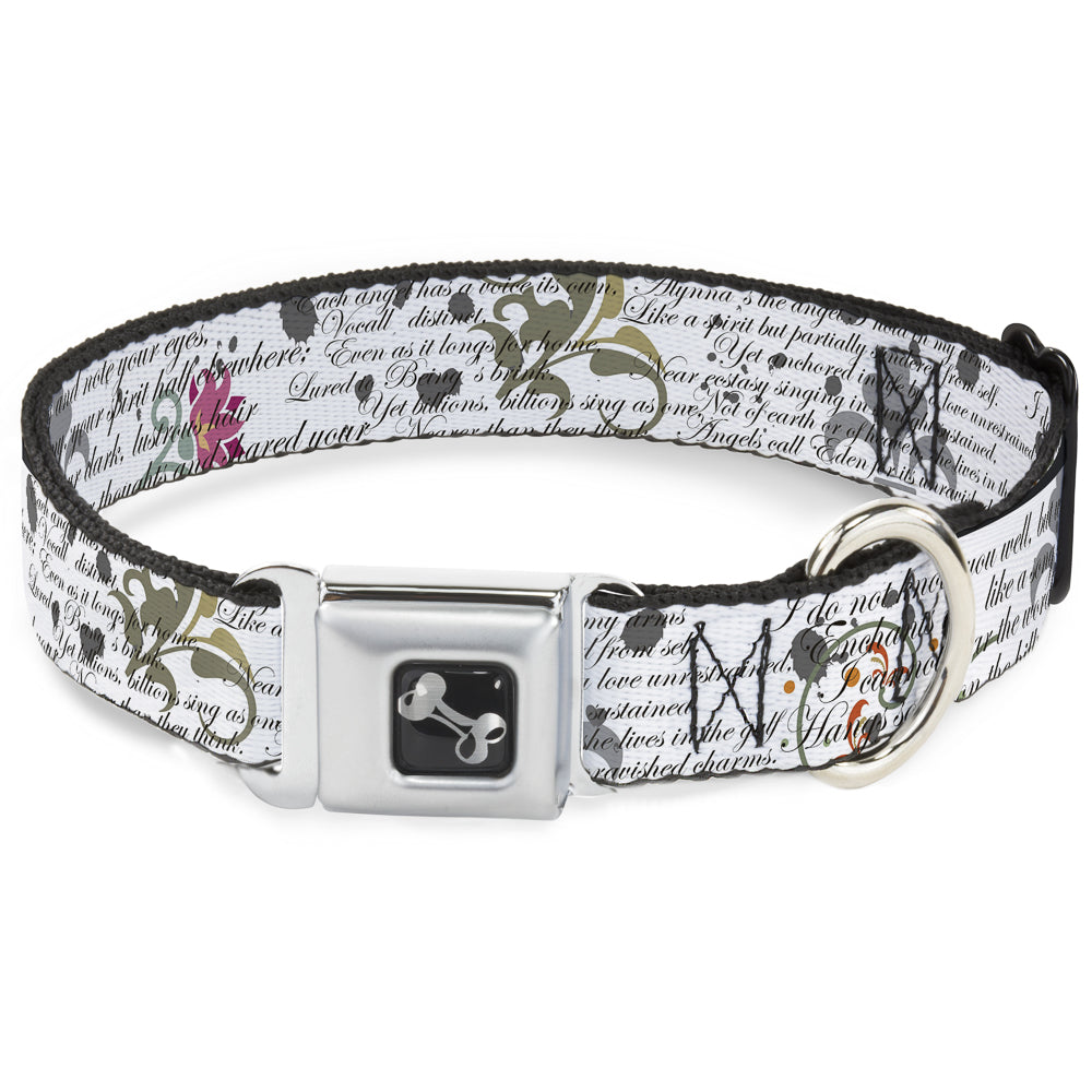 Dog Bone Seatbelt Buckle Collar - Poems Seatbelt Buckle Collars Buckle-Down