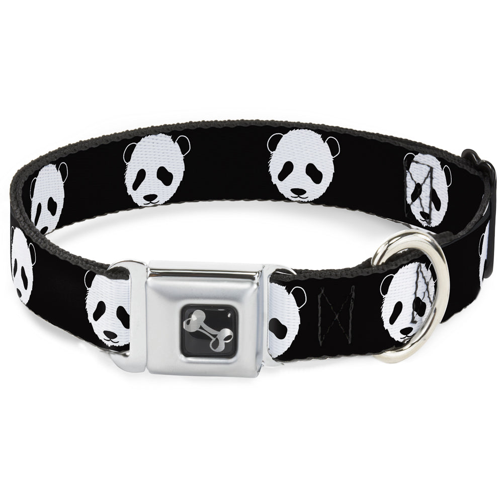 Dog Bone Seatbelt Buckle Collar - Panda Bear Repeat Seatbelt Buckle Collars Buckle-Down