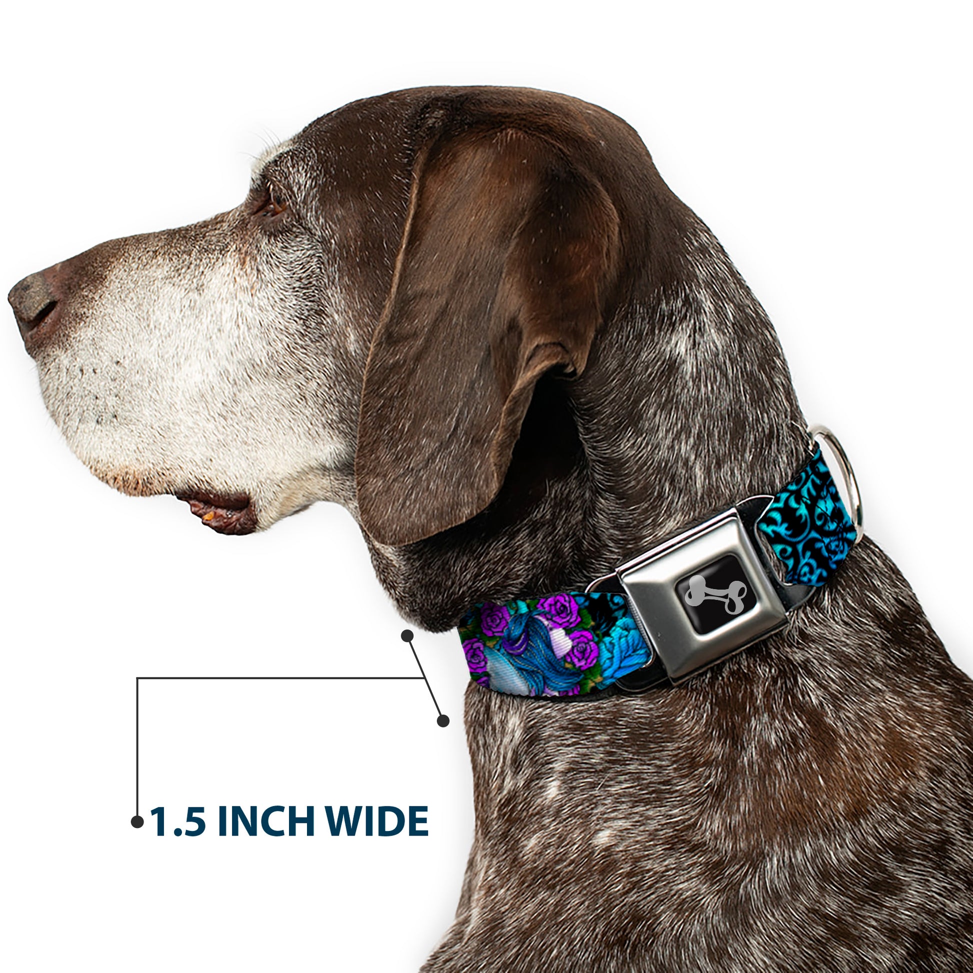 Dog Bone Seatbelt Buckle Collar - TJ-Fairy Blue Hair Seatbelt Buckle Collars Tattoo Johnny