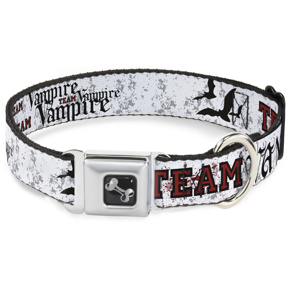Dog Bone Seatbelt Buckle Collar - Team Vampire Seatbelt Buckle Collars Buckle-Down