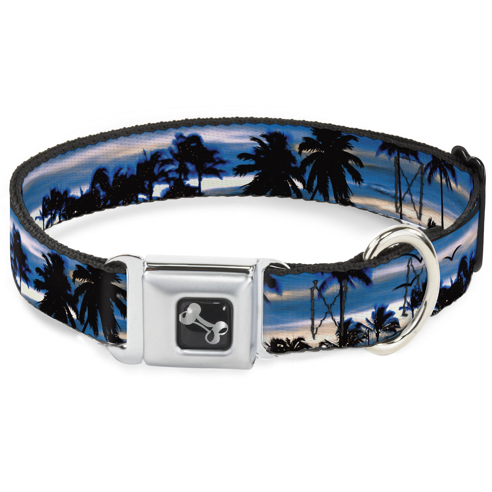 Dog Bone Seatbelt Buckle Collar - Blue Sunset Seatbelt Buckle Collars Buckle-Down