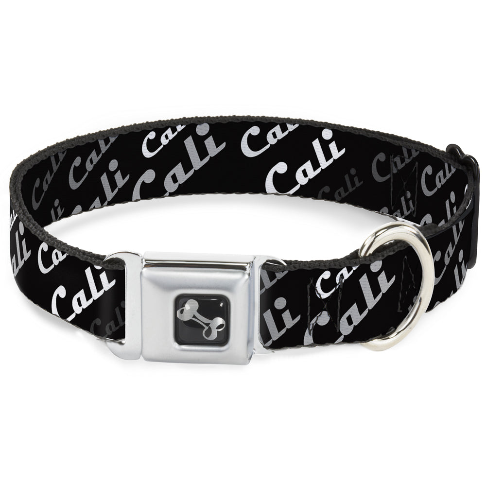 Dog Bone Seatbelt Buckle Collar - CALI Fade Diagonal Black/Gray/White Seatbelt Buckle Collars Buckle-Down