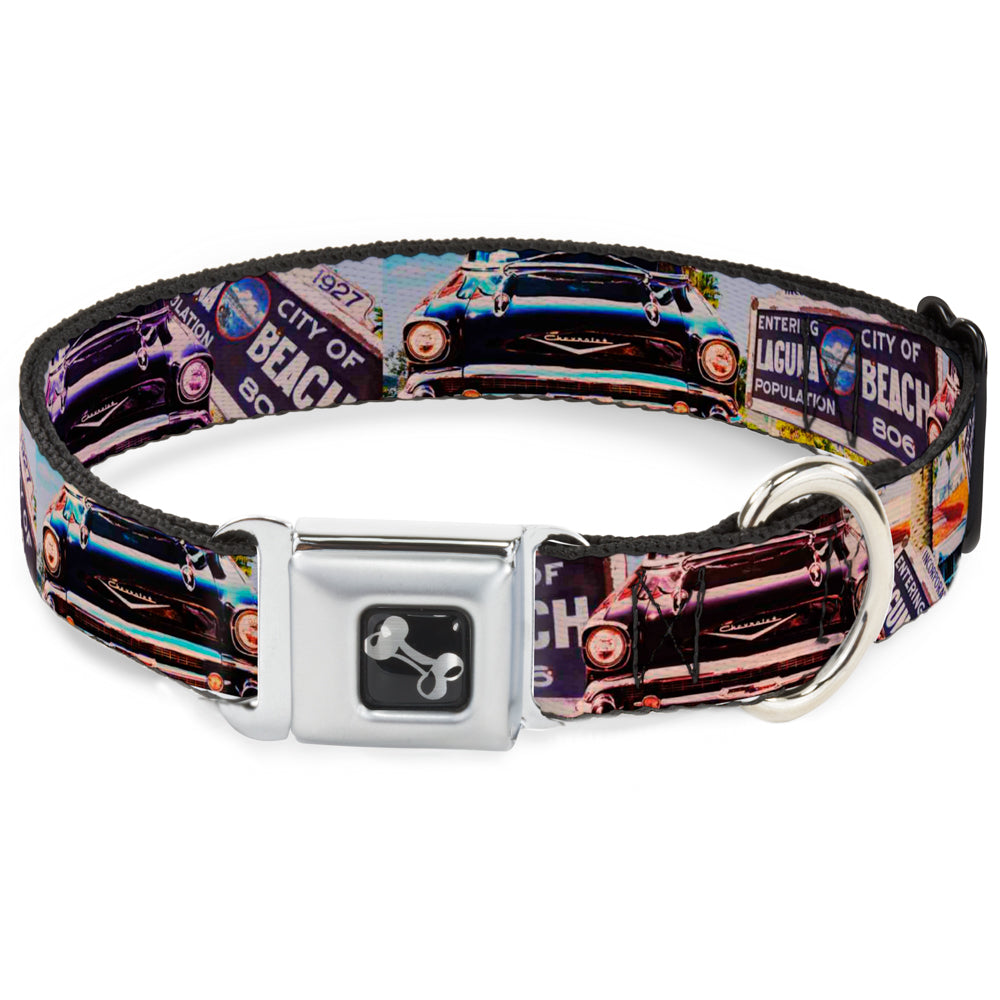 Dog Bone Seatbelt Buckle Collar - Cali Classic Laguna Beach Seatbelt Buckle Collars Buckle-Down