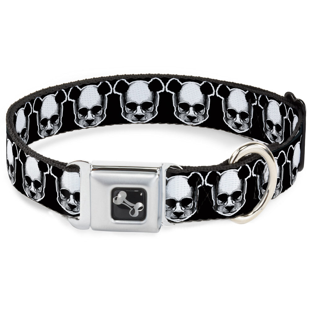 Dog Bone Seatbelt Buckle Collar - Panda Skulls Seatbelt Buckle Collars Buckle-Down