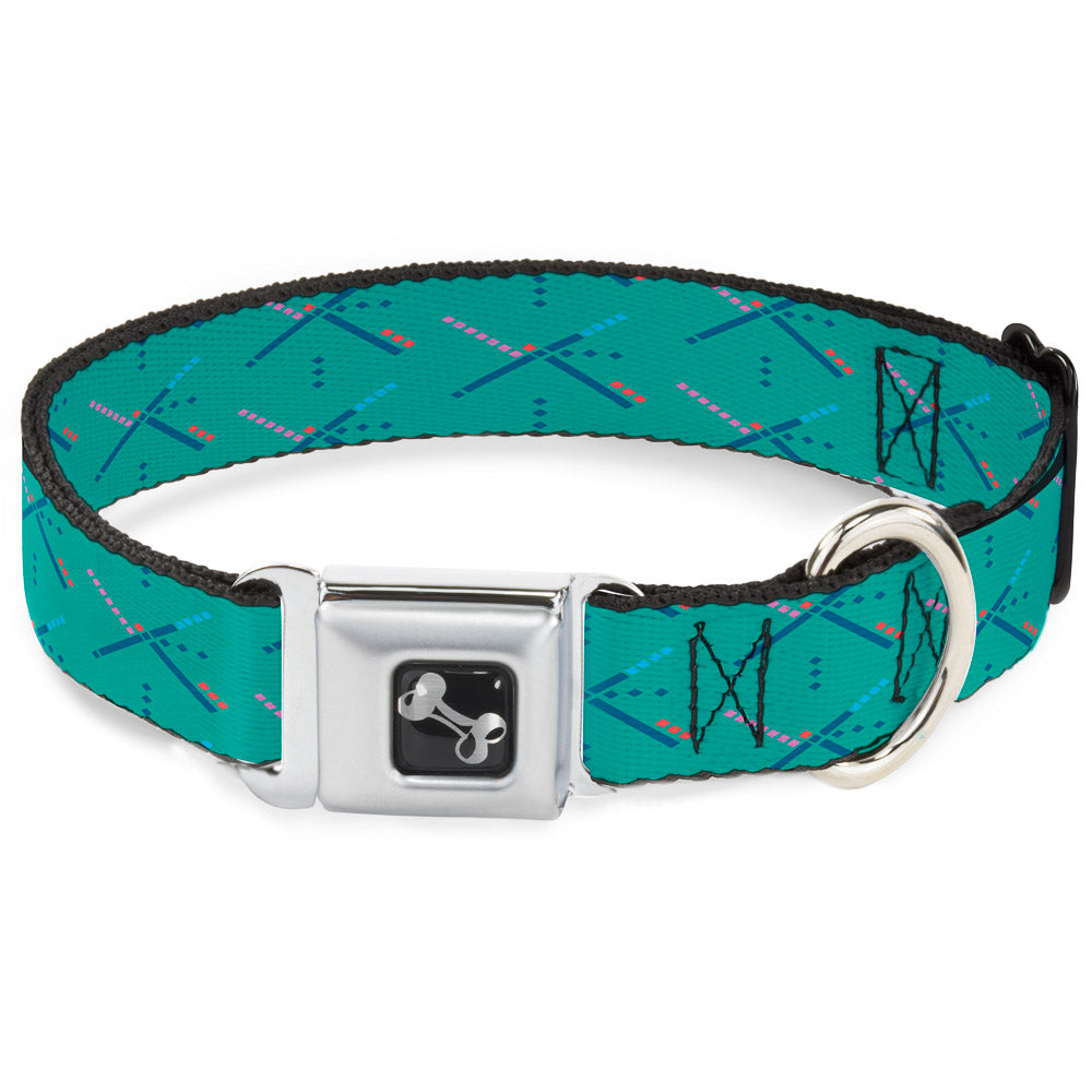 Dog Bone Seatbelt Buckle Collar - PDX Airport Carpet Old Seatbelt Buckle Collars Buckle-Down