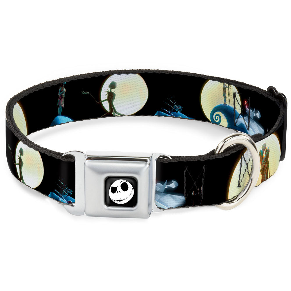 Jack Expression2 Full Color Seatbelt Buckle Collar - NBC Jack & Sally Moon Scenes Seatbelt Buckle Collars Disney