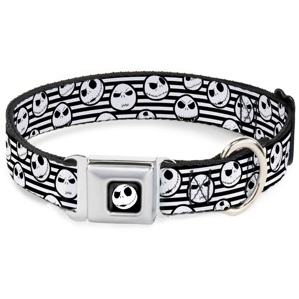 Jack Expression2 Full Color Seatbelt Buckle Collar - Jack Expressions/Stripe White/Black Seatbelt Buckle Collars Disney
