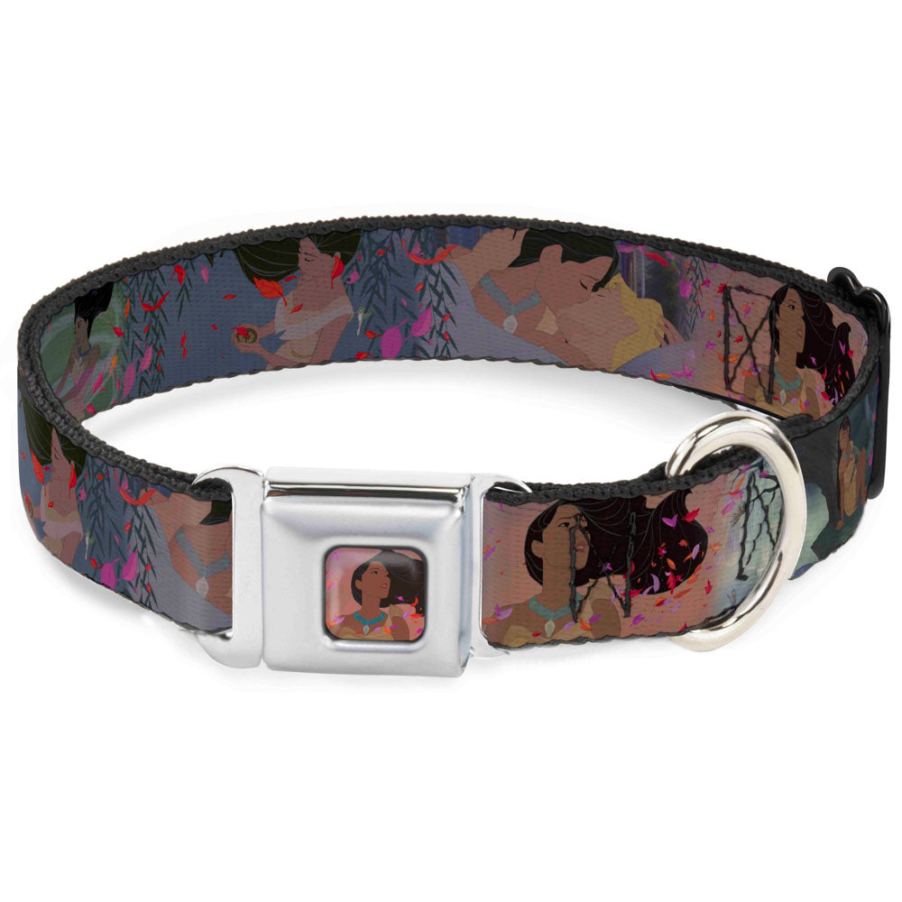 Pocahontas Colors of the Wind Full Color Seatbelt Buckle Collar - Pocahontas & John Smith Scenes Seatbelt Buckle Collars Disney
